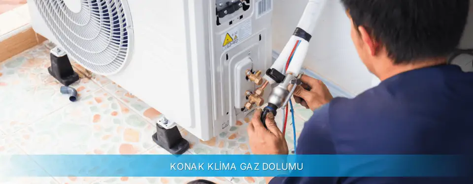 Konak İlçemi Midea Klima Gaz Dolumu